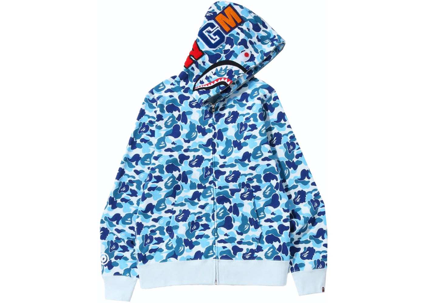 BAPE ABC Camo Shark Full Zip Hoodie