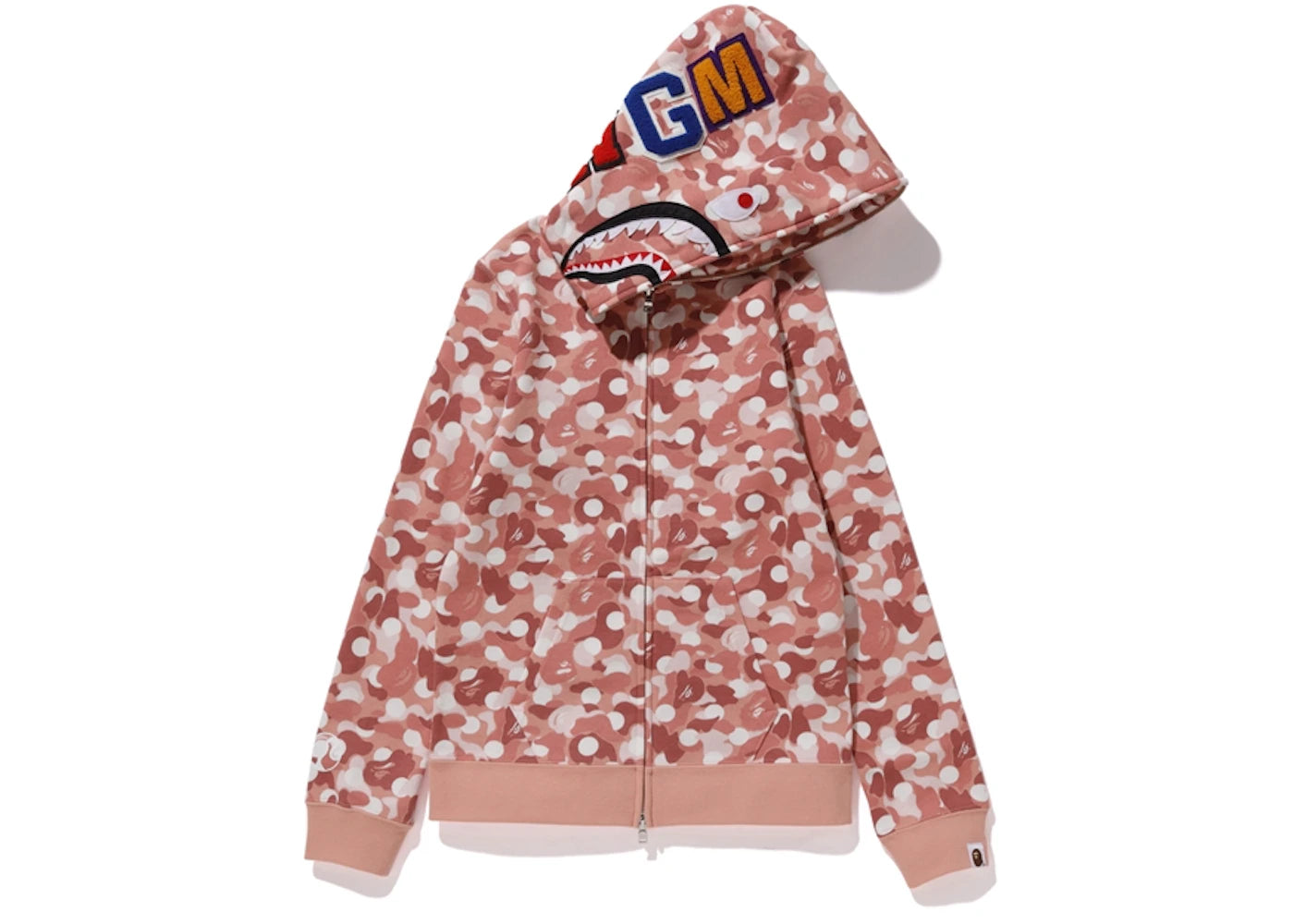 BAPE x Barbie Dot Camo Shark Full Zip Hoodie