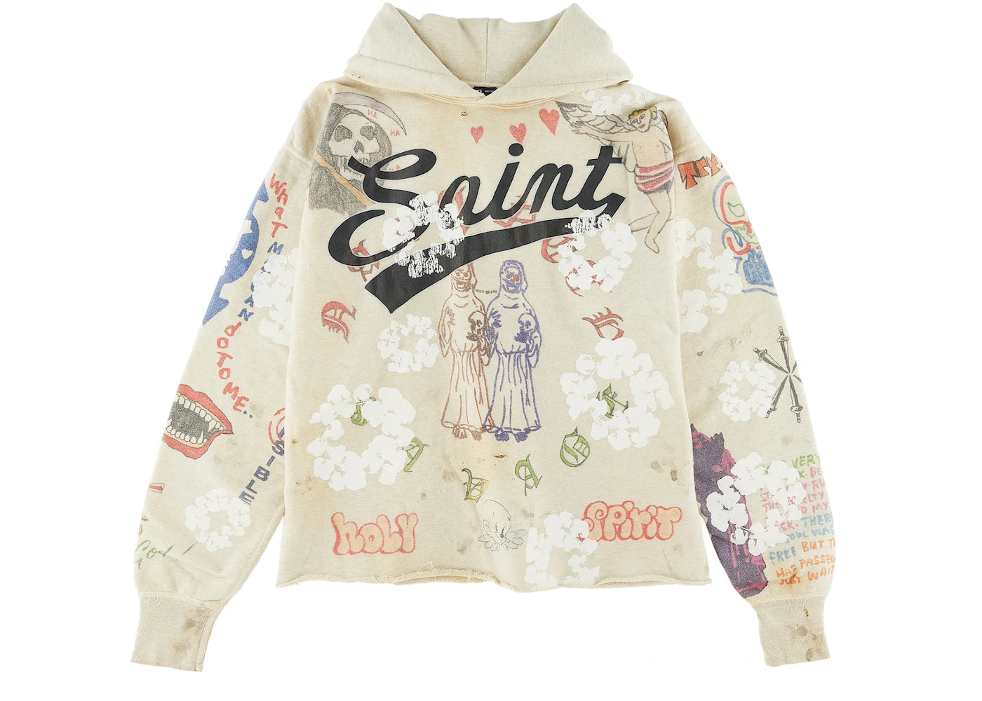 Saint Mxxxxxx x Denim Tears Graffiti Hoodie