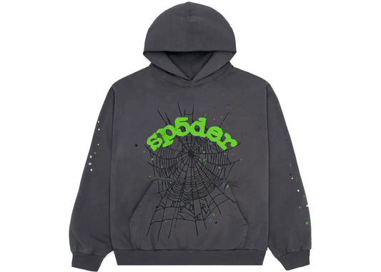 Sp5der 'Wait' Web Hoodie